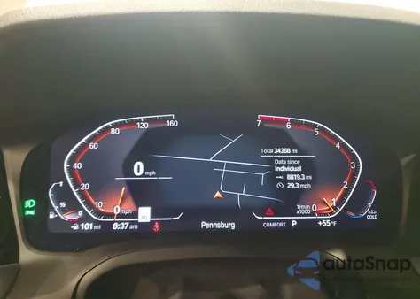 2021 BMW 330Xi from USA, damaged, VIN 3MW5R7J03M8C04576